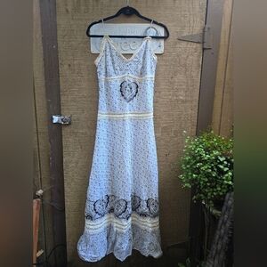 Beautiful Full Length Dress By Johnny Was